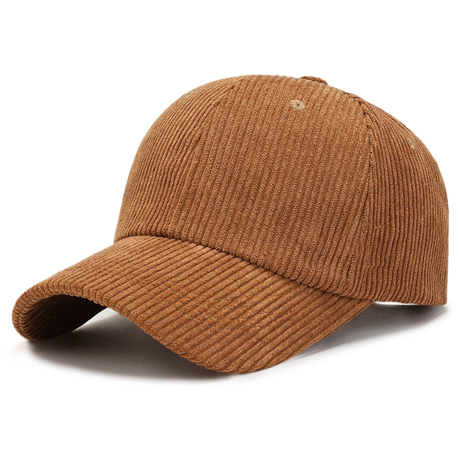 thumbnail image 2 of Gorra de béisbol unisex de pana - Textura suave, visera, correa ajustable - Informal/para actividades al aire libre, 2 of 8